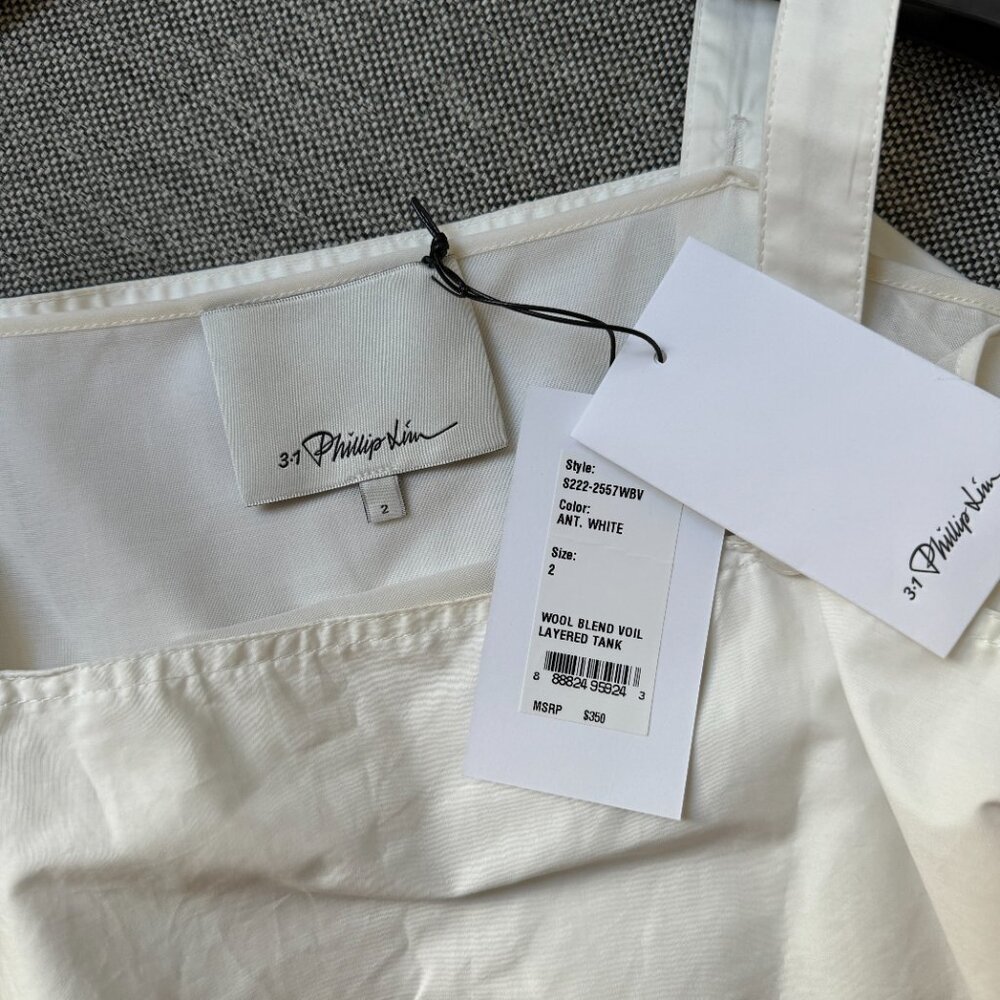 SOLD - 3.1 Phillip Lim Cream Tank Top